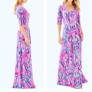 Lilly Pulitzer Marvista Maxi Dress, Sz XL